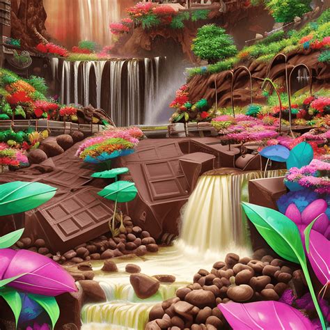 Disney Concept Art Chocolate Factory Chocolate Waterfall Chocolate ...