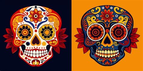 Premium Vector | Day of the dead art