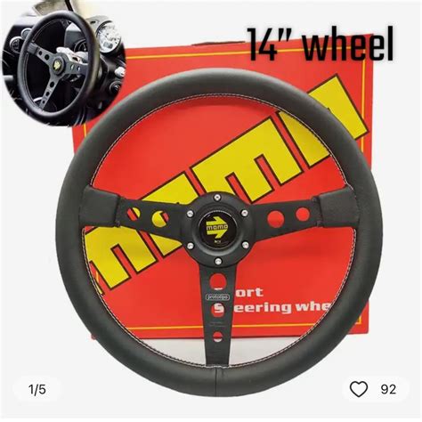 Anyone have Moza r5 with 13” or 14” wheel ? : r/moza