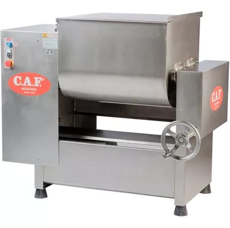 Misturadeira De Carne Aço Inox M 180 2 Eixos Caf Trifási 380v