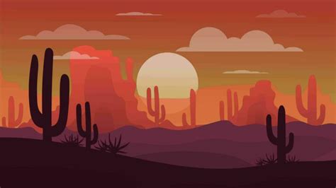 Desert Animation Stock Video Footage for Free Download