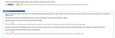 Solved Finally, from the definition of power above, what is | Chegg.com