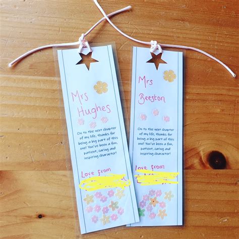 Free Printable Bookmarks for Teachers Gifts – 4 Freckled Faces