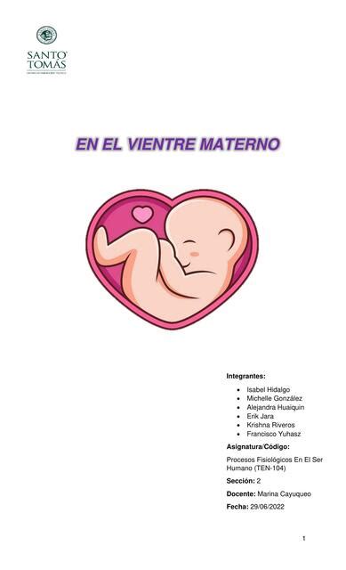 Informe En El Vientre Materno Krishna Udocz