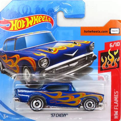 駿河屋 1 64 57 CHEVY ブルーフレイムパターン Hot Wheels HW FLAMES FYC41 ホットウィールhotwheels