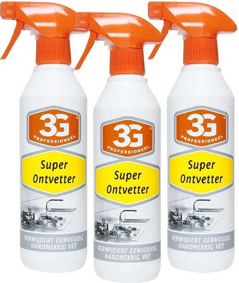 3x 3G Professioneel Superontvetter 500 Ml Bol