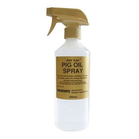 Gold Label Pig Oil Spray For Horses 500ml