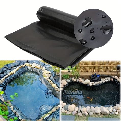 1 Pack Pond Membrane Pond Liner Pond Skins Waterproof Landscaping