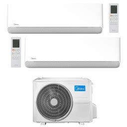 CONDIZIONATORE MIDEA BREEZELESS E DUAL SPLIT 9000 12000 BTU INVERTE