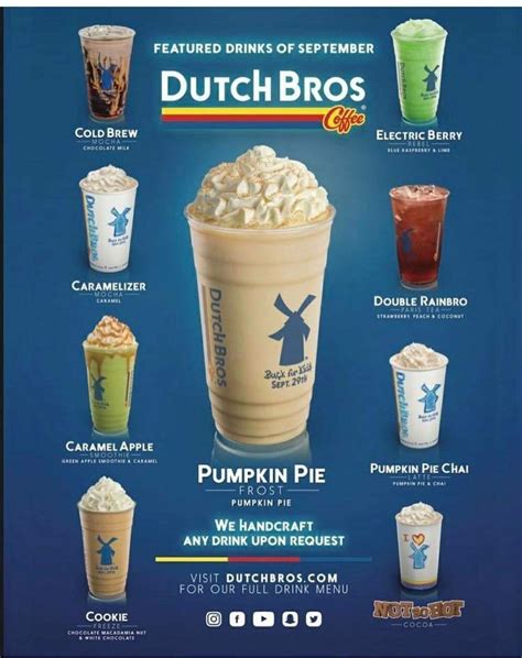 Dutch Bros Menu Best Drinks