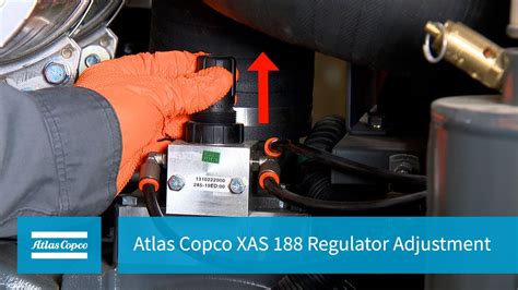 Atlas Copco XAS 188 Regulator Adjustment Atlas Copco Power Technique