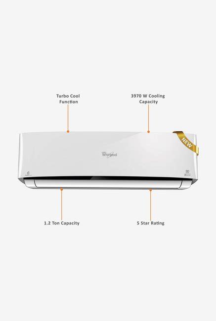 Whirlpool 1 2 Ton 5 Star Split AC 3D COOL PLT V At Lowest Price In