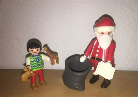 PLAYMOBIL NOËL FÊTE Père Noël et enfant EUR 4 00 PicClick FR