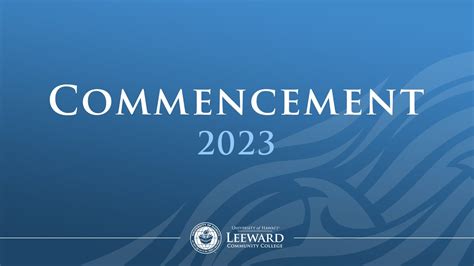 Leeward Community College Commencement 2023 YouTube