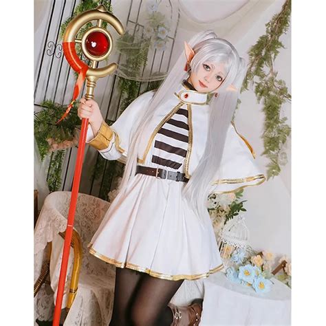 Anime Traje Frieren Cosplay Traje Frieren No Funeral Uniforme Borda