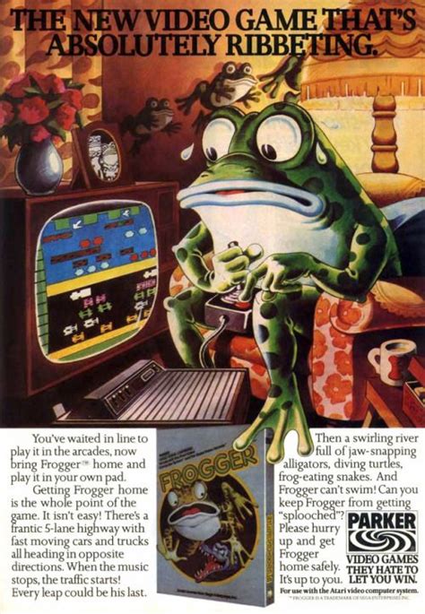 Frogger 1982 Retro Games Poster Retro Video Games Classic Video Games