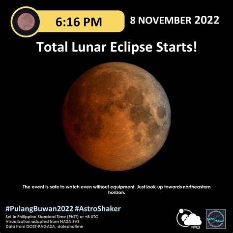 Earth Shaker Ph On Twitter The Total Lunar Eclipse Begins Nagsimula