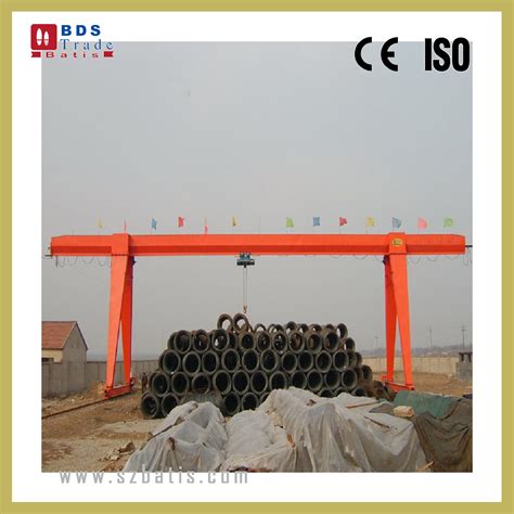 10ton A Type Cabin Control Electric Hoist Single Girder Gantry Crane