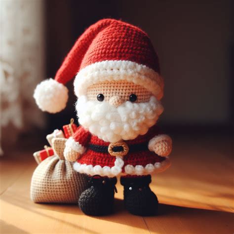 Santa Claus Navideño Amigurumi paso a paso Crochetisimo