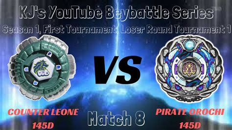 Counter Leone 145D V Pirate Orochi 145D KJ S YBS S1 T1 LRT 1 Match