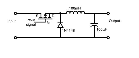 Buck Boost Converter Circuit Proteus