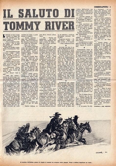 Corrierino E Giornalino Il Saluto Di Tommy River