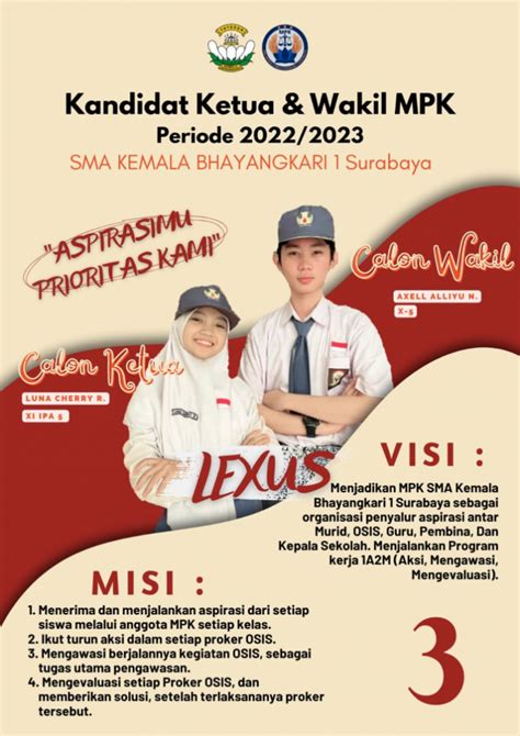 Kata Kata Untuk Poster Pemilihan Ketua Osis Terbagus Dan Keren