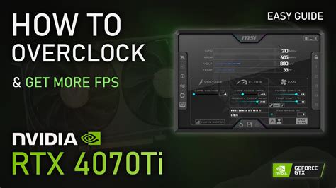 How To Overclock Rtx Ti For More Fps Easy Tutorial Youtube