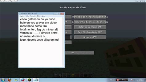 Como Tirar O Lag Do Minecraft YouTube