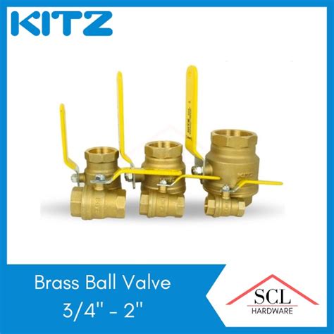 Kitz Brass Ball Valve Original Shopee Philippines