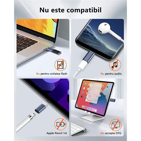 Adaptor De Iluminat La Usb C 21a，bolongking Ios De Sex Feminin La Conectorul Usb De Tip C De