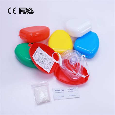 One Way Valve First Aid Pocket Cpr Mask For Medical Use China Cpr