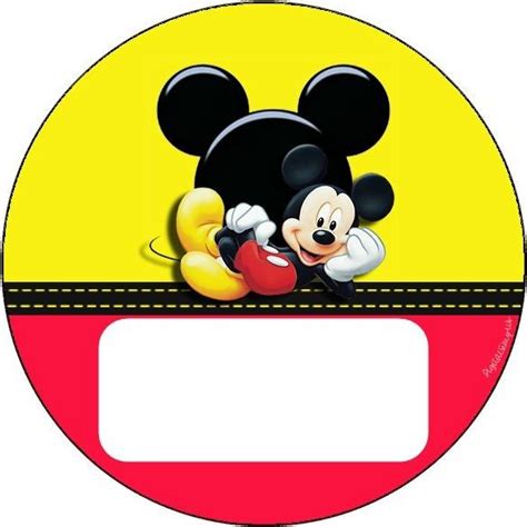 Mickey In Yellow And Red Free Printable Party Kit Artofit