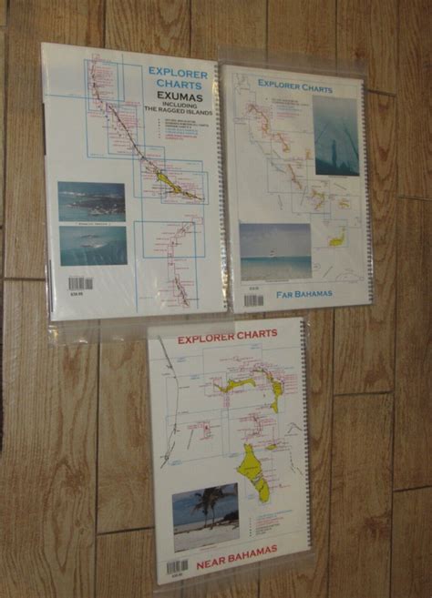 Explorer Chart Books Far Bahamas Near Bahamas W Abacos Exumas W