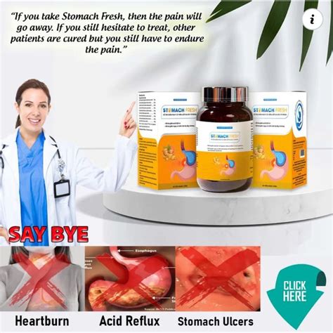 Stomach Fresh Remove Heartburn Ulcers Gastric Reflux Bloating Gerd And More Shopee