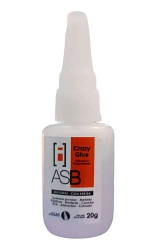 Super Glue Cianocrilato Asb 20g Tapa Antisecado