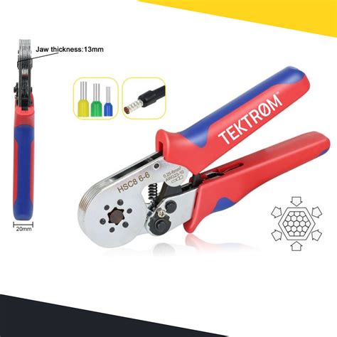 Tektrom Lsc Self Adjusting Ferrule Bootlace Crimper Mm