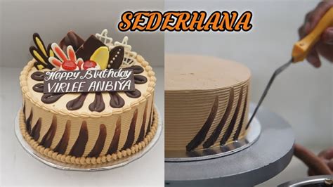 Kue Ultah Sederhana Cara Membuat Kue Ulang Tahun Cara Menghias Kue