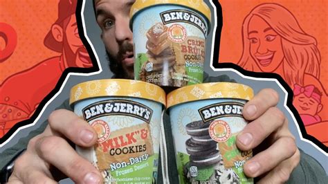 Ice Cream Review Ben And Jerrys New Non Dairy Flavors Youtube