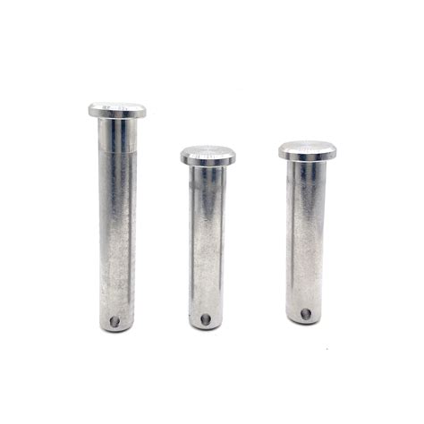 Din Iso Flat Head Stainless Steel Clevis Pin With Hole From