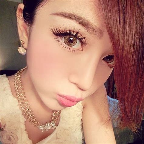 Gyaru Popteen Style Big Circle Lenses Gyaru Makeup Asian Makeup