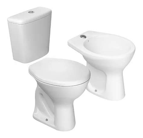 Juego Deca Marajo Sanitarios Kit Inodoro Deposito Bidet Tapa