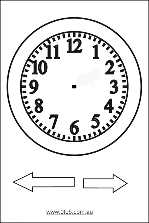 Clock Face Clock Template Clock Face Clock Face Printable