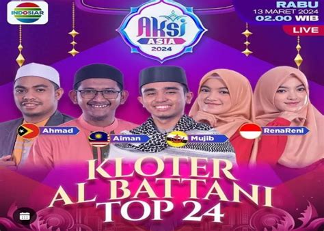 Hasil Result Top 24 AKSI Asia 2024 Kloter Al Battani Dan Terjadi Lagi