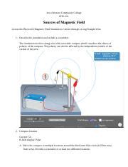 Exploring Magnetic Fields Simulations And Calculations Iowa Western