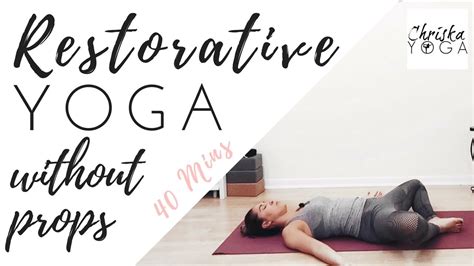 Restorative Yoga Postures Without Props - YogaWalls