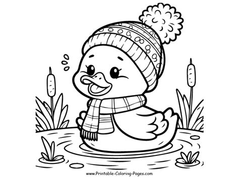 30 Duck Printable Coloring Pages: A Quack-tastic Adventure For Kids And