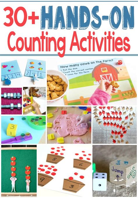 30 Hands On Counting Activities For Kids Kindergarten Math