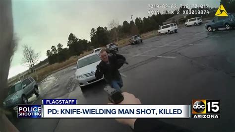 Video Shows Man Lunging At Flagstaff Officer Before Shooting