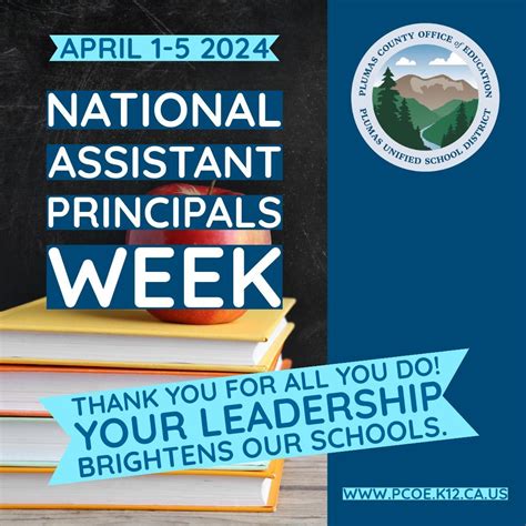 Plumas Unified School District On Linkedin National Assistant Principals Week Is The First